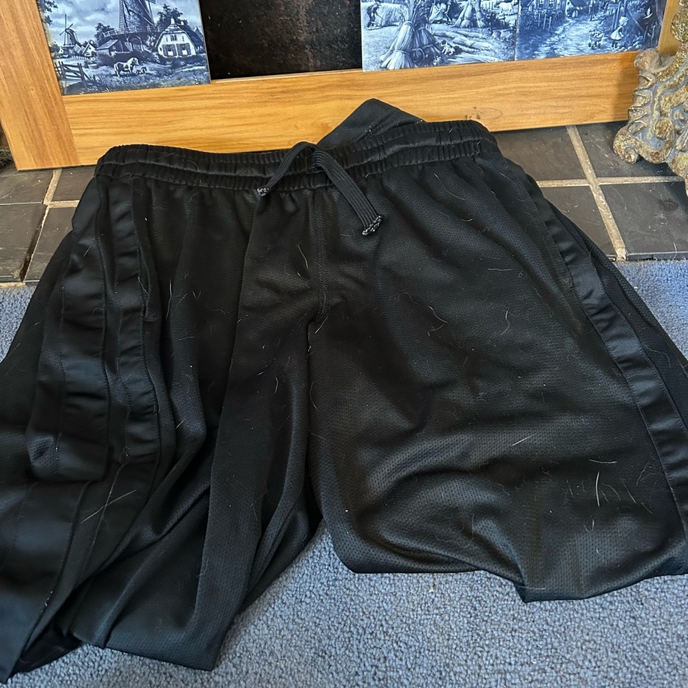 Vintage Men's Black Nike Athletic track pants
